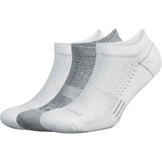 Balega Zulu No Show Running Socks 3-Pack - White/Multi image {1}