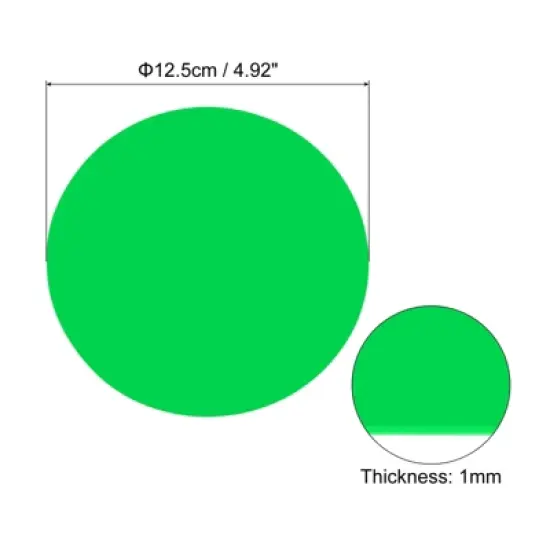 Unique Bargains Silicone Non-slip Heat-resistant Flexible Jar Opener Green 3 Pcs image {1}