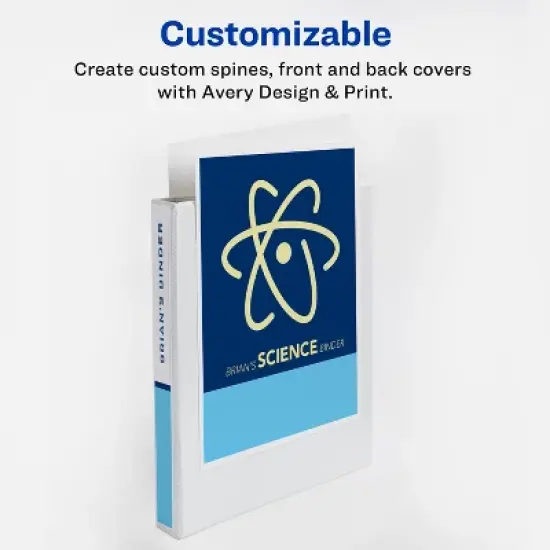 Avery 1" Ring Binder, 5 Tab Dividers, Highlighters, Set (01681) image {1}