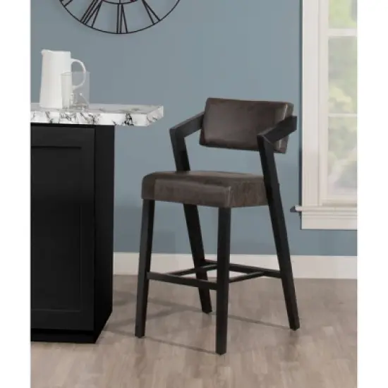 Snyder Stationary Barstool Black - Hillsdale Furniture image {9}