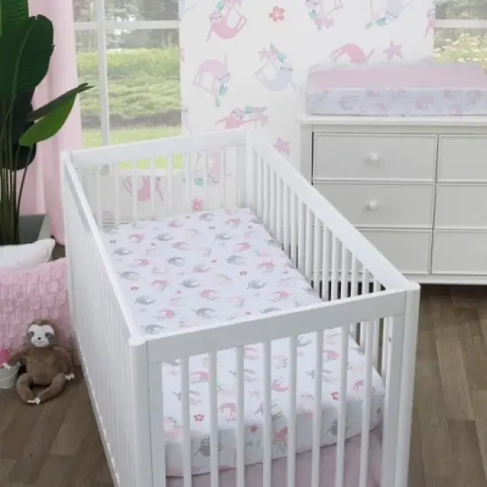 Little Love by NoJo Tropical Garden Changing Pad Cover image {2}