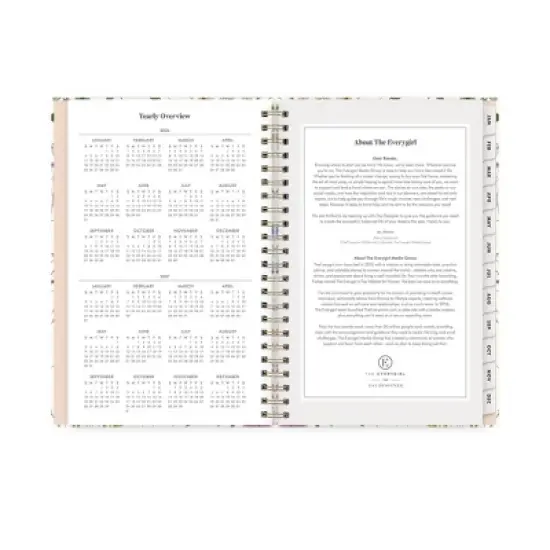 Blue Sky The Everygirl Weekly/Monthly Planning Calendar 5"x8" Poetry Matte Hardcover image {7}