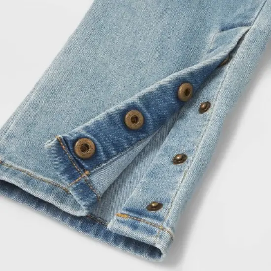 Boys' Adaptive Jeans - Cat & Jack&trade; Light Wash image {3}