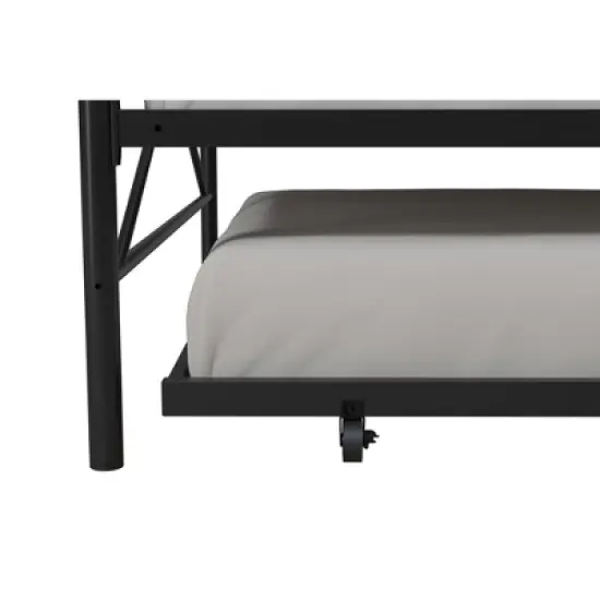 Twin Laura Classic Metal Daybed with Trundle - Room & Joy image {9}