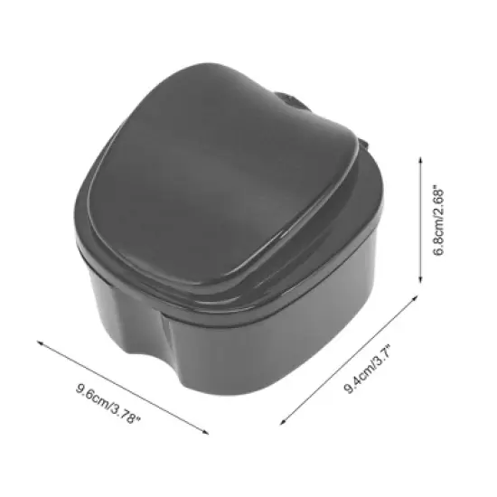 Unique Bargains Portable Braces Box with Strainer 1 Pc image {3}