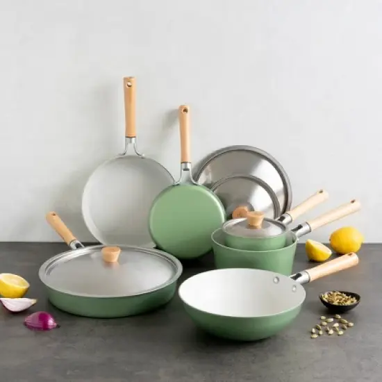 Nordic Ware Cardamom&trade; 10 Piece Nonstick Pan Set with Lids image {1}