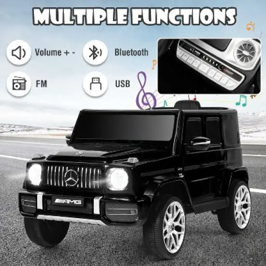 Costway 12V Kids Ride On Car Licensed Mercedes Benz G63 Electric Vehicle with Remote Control image {4}