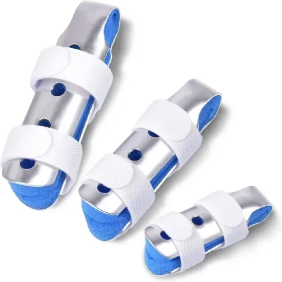 Finger Splint, 3PCS Finger Support Brace Finger Stabilizer for Broken Fingers Straightening Arthritis image {6}