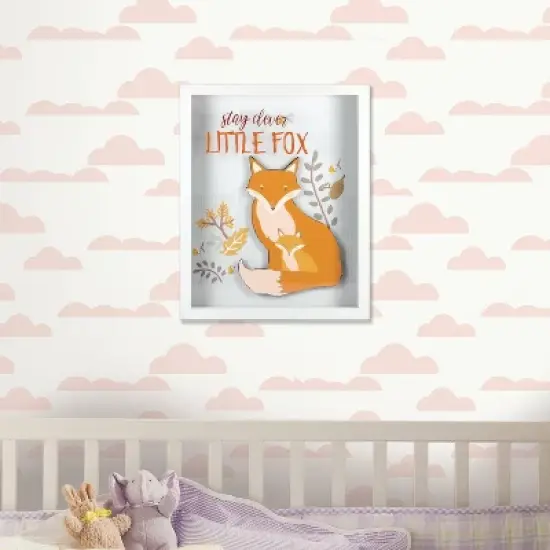 RoomMates Framed Wall Poster Prints Stay Clever Little Fox image {1}