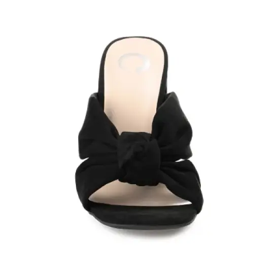 Journee Collection Womens Tabithea Tru Comfort Foam Open Square Toe Block Heel Sandals image {5}