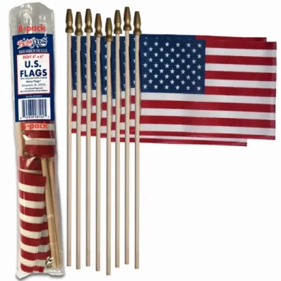 4"x6" 8pc Stick Flags image {2}