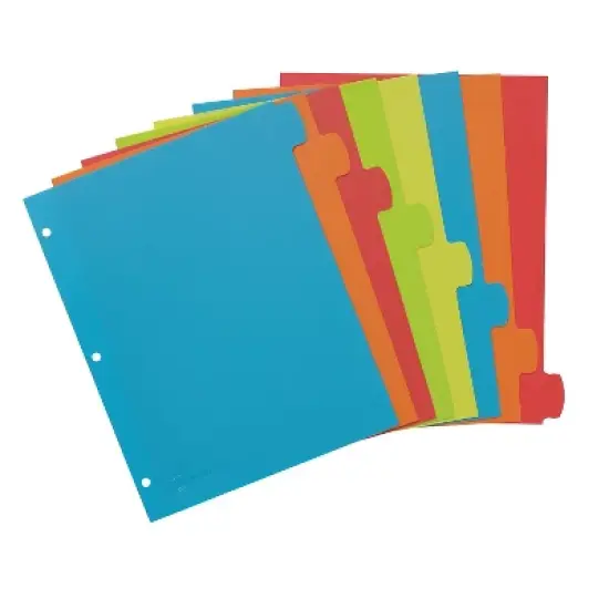Avery Big Tab Write & Erase Plastic Tab Dividers Multicolor 2609668 image {4}