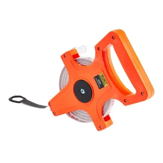 Built Industrial Open Reel Track and Field Measuring Tape, Retractable 30 Meter Tape Measure for Long Jump image {8}
