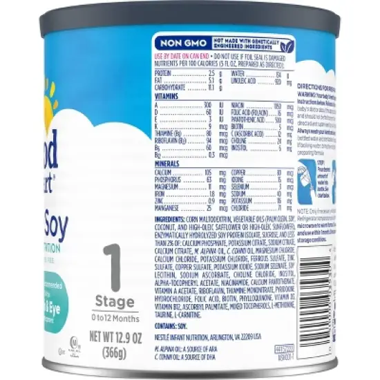 Gerber Good Start Stage 1 Soy Non-GMO Powder Infant Formula - 12.9oz image {5}
