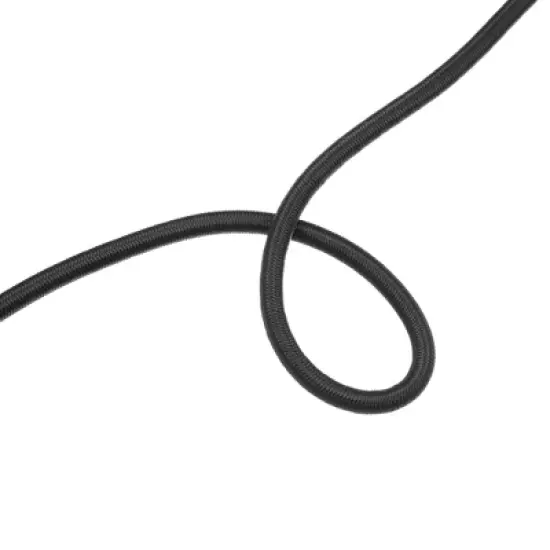 Unique Bargains Strong Elastic Strapping Rope with Hooks for Bicycle Luggage Black 12 Pcs image {5}