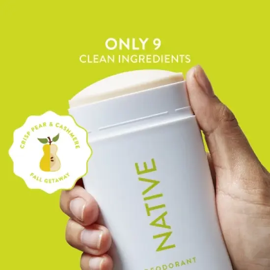 Native Limited Edition Fall Getaway Deodorant - Crisp Pear & Cashmere - 2.65oz image {3}