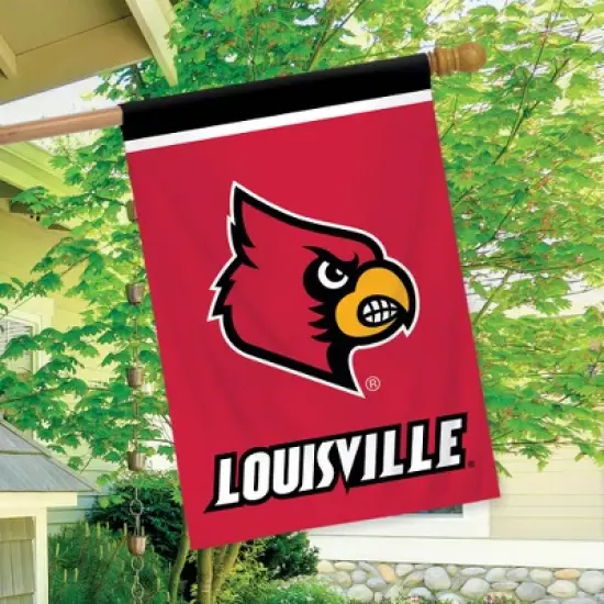 Briarwood Lane Louisville Cardinals House Flag NCAA Licensed 28" x 40" image {2}
