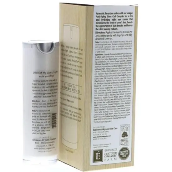 Eminence Lavender Age Corrective Night Eye Cream, 1 oz image {2}