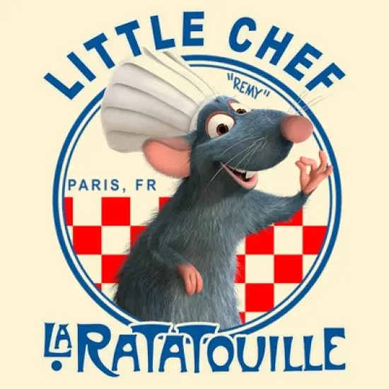 Men's Ratatouille Little Chef Remy Circle T-Shirt image {1}