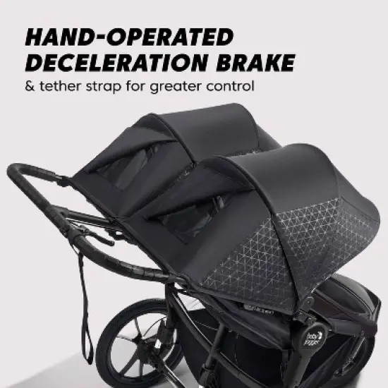 Baby Jogger Summit X3 Double Stroller - Black image {4}