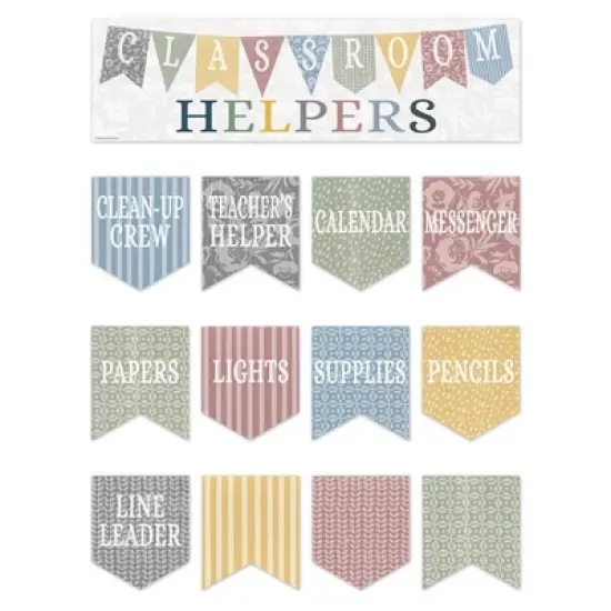 Teacher Created Resources&reg; Classroom Cottage Classroom Helpers Mini Bulletin Board Set, 48 Pieces image {2}