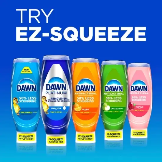 Dawn Platinum Ez-Squeeze Dishwashing Liquid Dish Soap - 18 fl oz image {9}