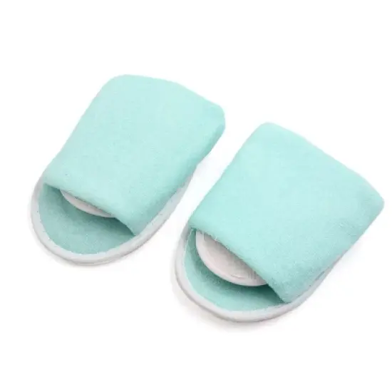 Unique Bargains Foldable Disposable Slipper Hotel Spa Guest Slippers for Women 1 Pair image {2}
