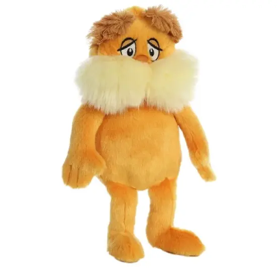 Aurora Dr. Seuss 12" The Lorax Orange Stuffed Doll image {1}