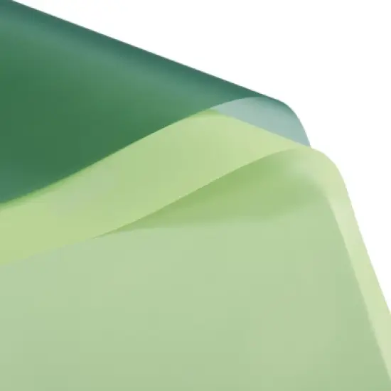 Unique Bargains Decorative DIY Craft Bouquet Gift Packaging Wrap Paper 22.4" x 22.4" 40 Sheets Bean Green Dark Green image {3}