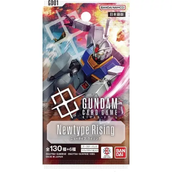 Bandai Gundam Card Game Booster Box - Newtype Rising (GD01) (Japanese) - 24 Packs image {1}