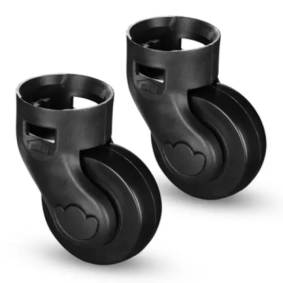 Byootique 2 Pack 2" Swivel Caster Wheels without Locking Brake for Makeup Case image {9}