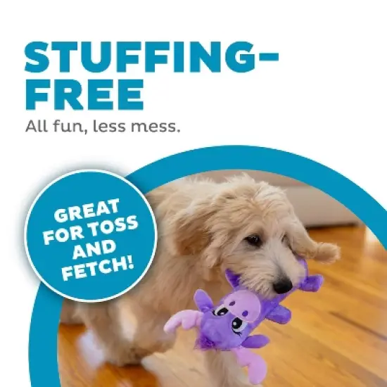 Outward Hound Moose Stuffing Free Dog Animal Plush Toy image {4}
