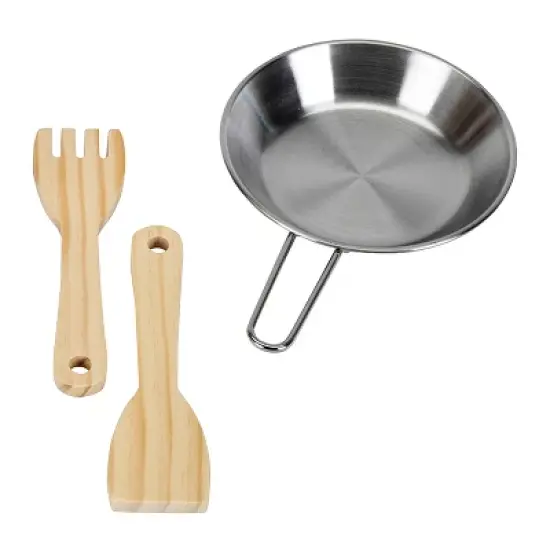 Theo Klein 2 In 1 Barbie Pretend Play Toy Kitchen and Dollhouse and Epic Chef Wooden Pretend Play Toy Kitchen Playset for Kids Ages 3 and Up image {2}