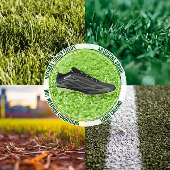 Vizari Provo Adult Firm Ground Soccer Shoes for Men and Women | Transparent Studs Football Shoes for Better Traction image {5}