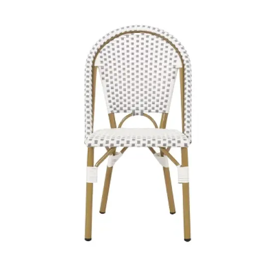 GDFStudio Brandy Outdoor Wicker Weave Bistro Chairs (Set of 4) image {4}