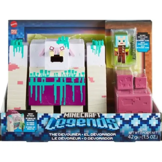 Minecraft Legends The Devourer Action Figure Set with Slime image {1}