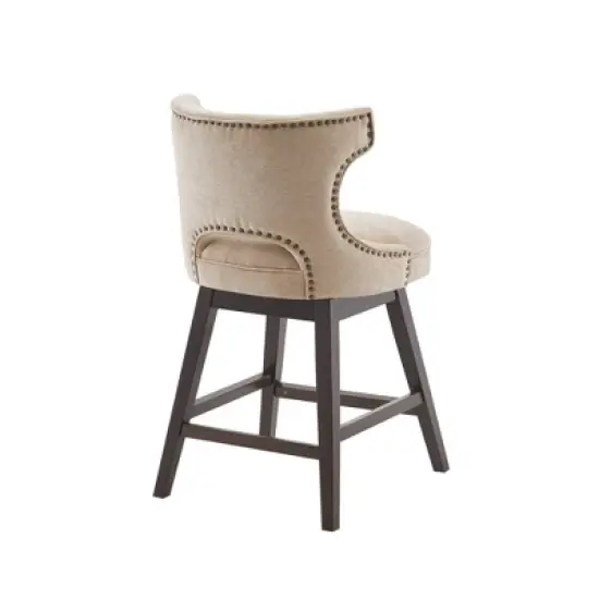 25.75" Cheryl Swivel Counter Height Barstool - Madison Park image {4}