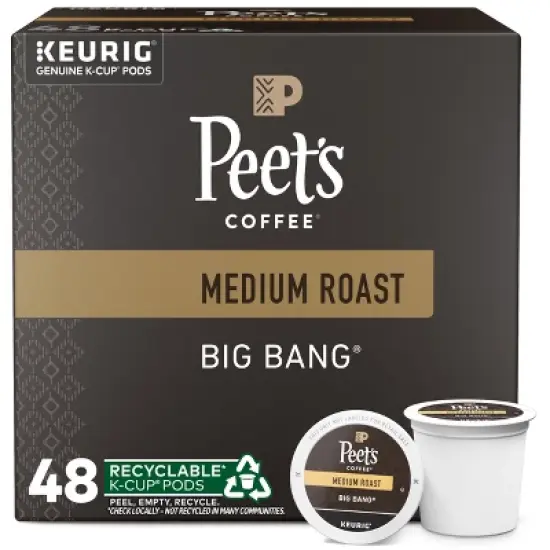 Peet's Big Bang Medium Roast Coffee - Keurig K-Cup Pods image {4}