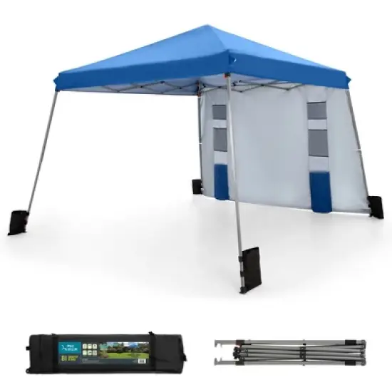 Captiva Designs 12&rsquo; x 12&rsquo; Slant Leg UV Block Sun Shade Canopy with Hardware Kits - Perfect for Outdoor Events image {1}