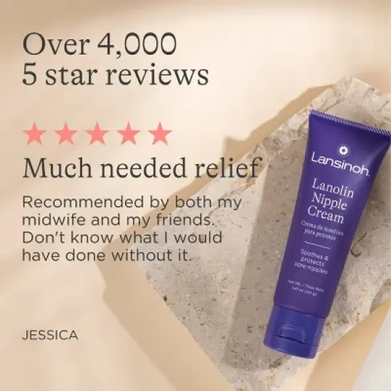 Lansinoh Lanolin Nipple Cream for Breastfeeding Essentials - 1.41oz image {5}