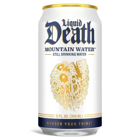 Liquid Death Mountain Water - 6pk/12 fl oz Cans image {1}