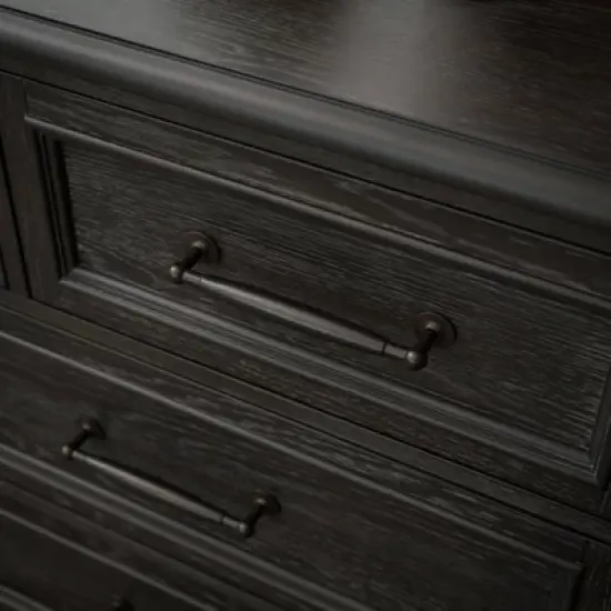 5pc Cindi Sleigh Bedroom Set Gray - Abbyson Living image {10}