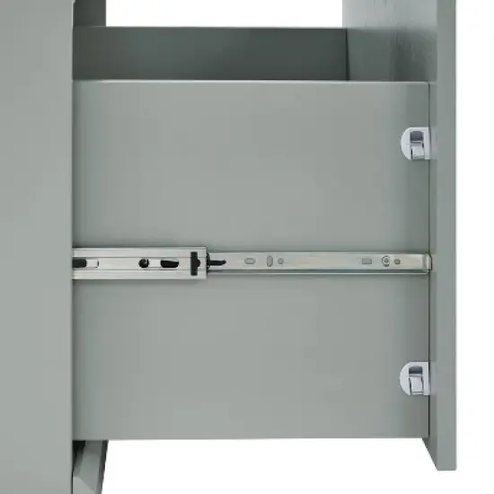 4pc Harper Entryway Set with Bench, Shelf, Hall Tree and Pantry Closet - Crosley image {16}