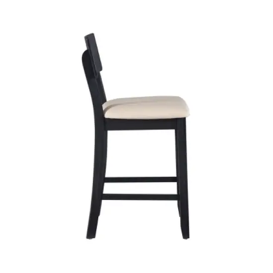 24" Jordan Counter Height Barstool - Linon image {3}
