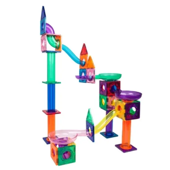 Picasso Tiles Magnetic Marble Run 100pc Building Set image {4}