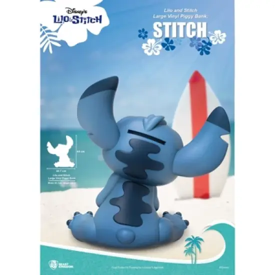 Disney Lilo and Stitch Large Vinyl Piggy Bank: Stitch image {2}