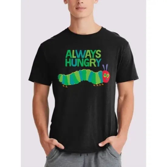 Men's Eric Carle Always Hungry Caterpillar Graphic T-Shirt - Black image {3}