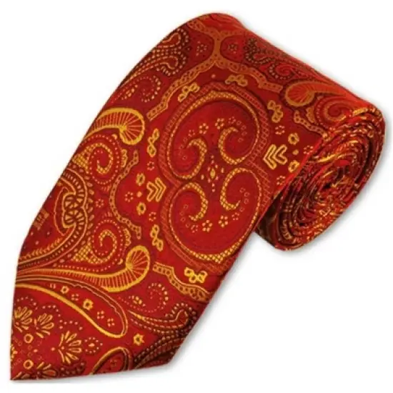 Men's Paisley 3.35 Inch Wide And 58 Inch Long Woven Neckties image {11}
