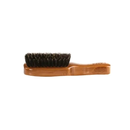 Bass Brushes Men's Hair Brush Wave Brush with 100% Pure Premium Natural Boar Bristle FIRM Pure Bamboo Handle Classic Club/Wave Style image {4}