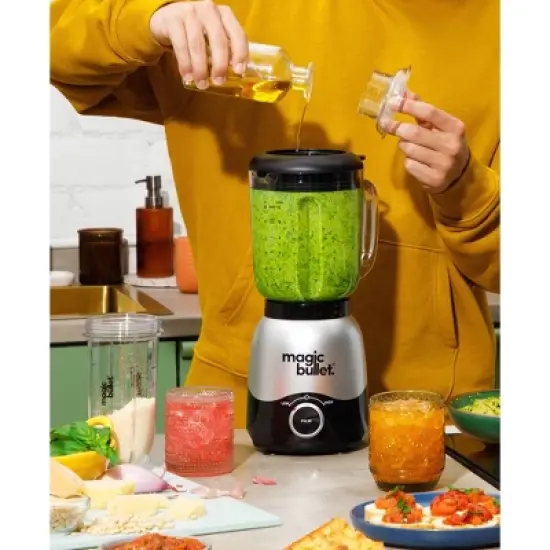 Magic Bullet 2-Speed Countertop Blender Combo Silver MBF50200 image {5}